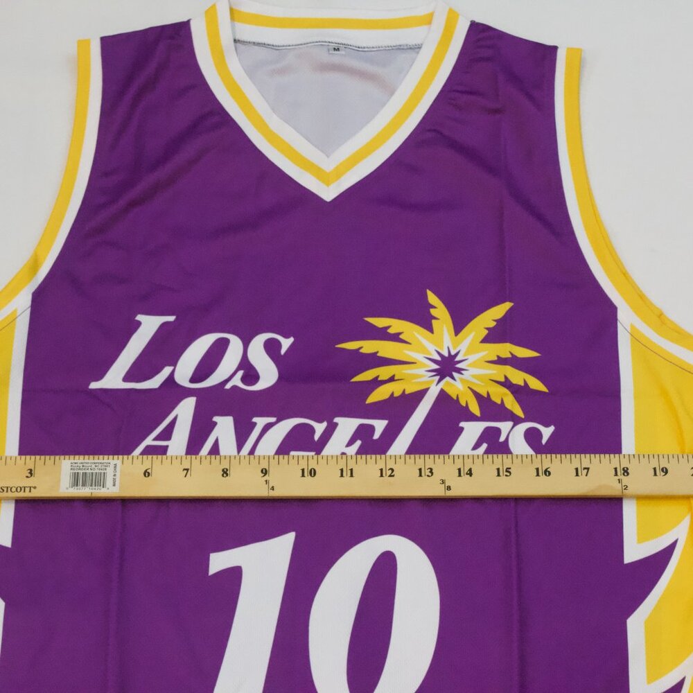 NEW Men's Los Angeles Sparks Kelsey Plum #10 Purple Home Jersey Size Medium - Picture 3 of 7